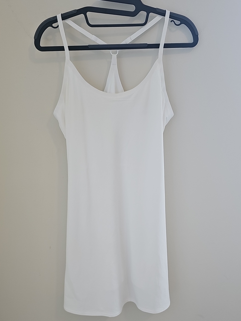 Outdoor Voices The Exercise Dress Women Sz S White Activewear Mini Nylon Spandex